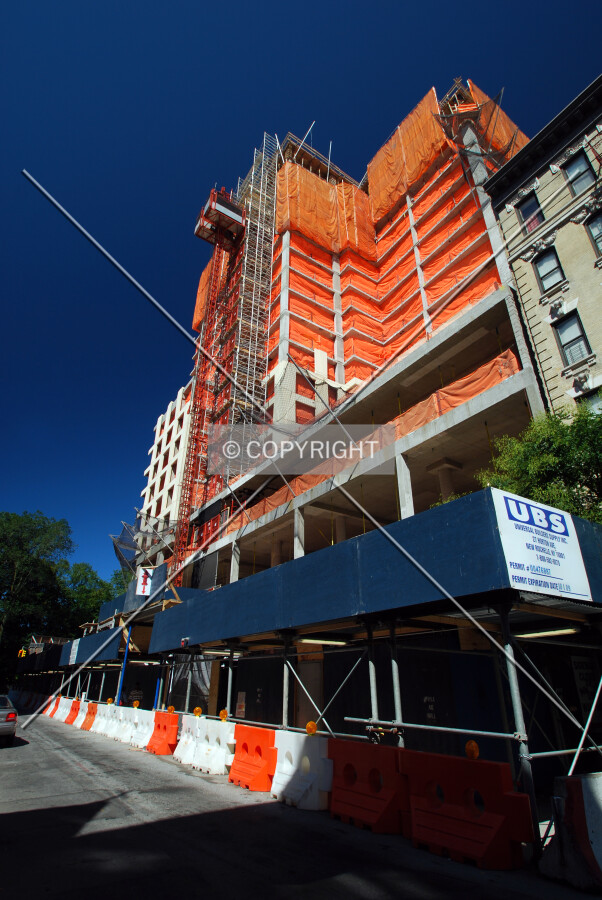 Viewed along East 109th Street
