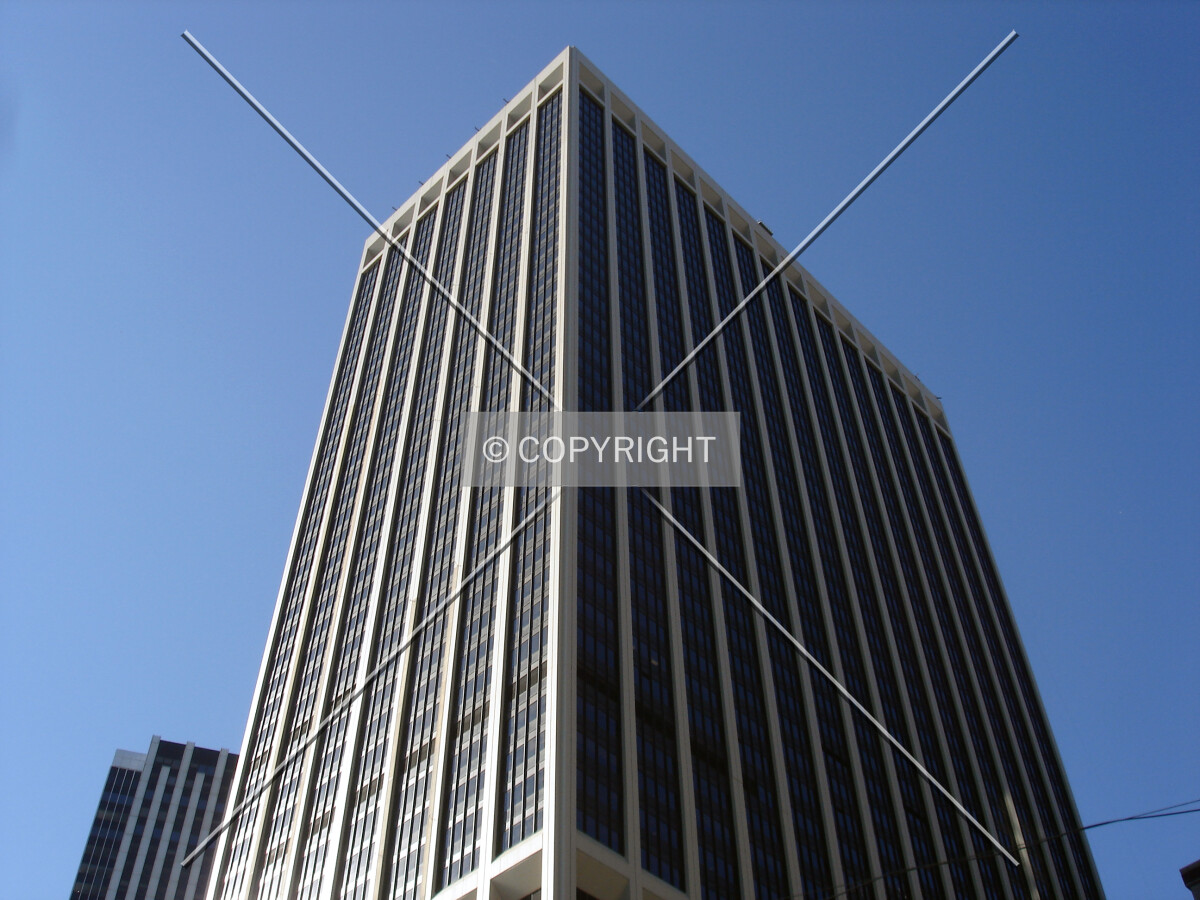 Looking up from the East River waterfront