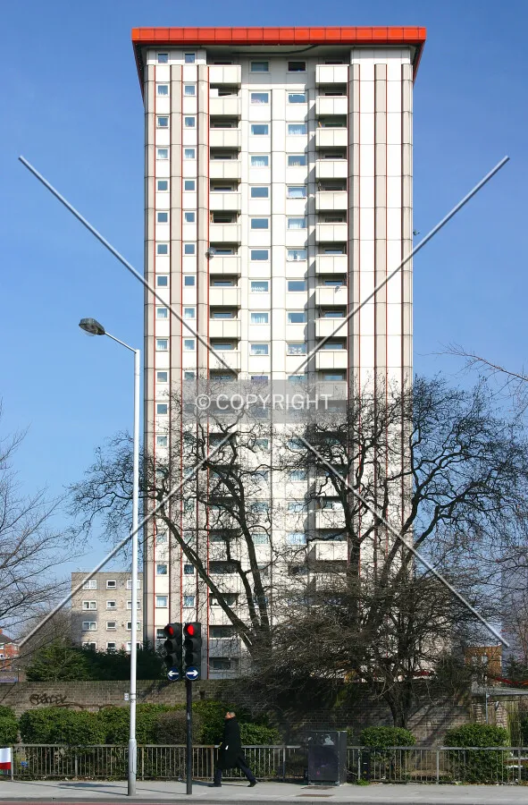 View east from Hampstead Road
