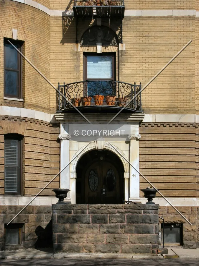 Rear entrance from Summit Court
