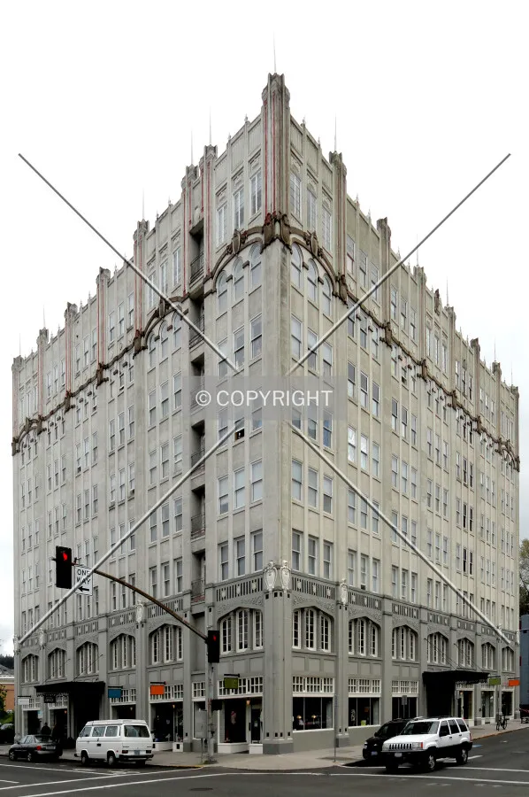 From across Commercial Street to the northwest