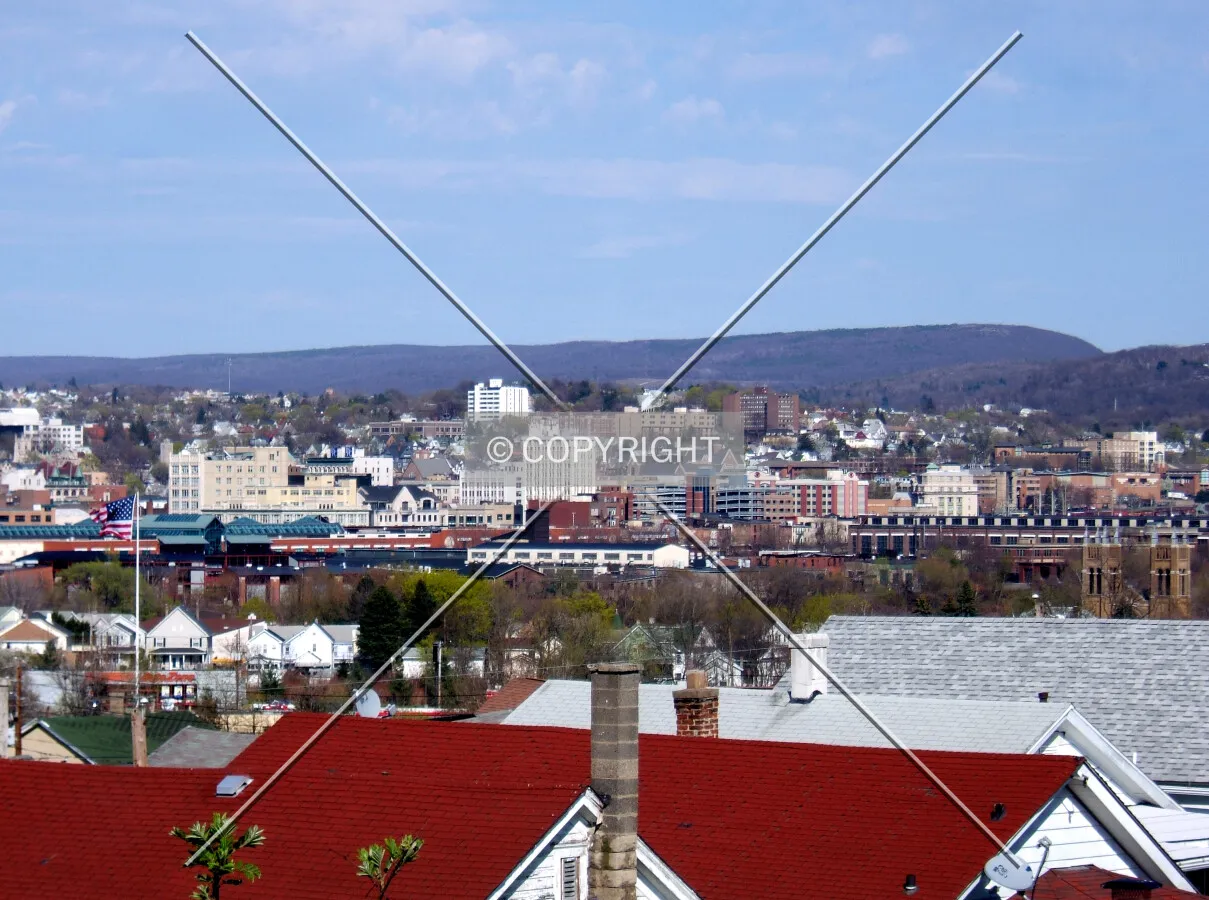 Downtown from the west