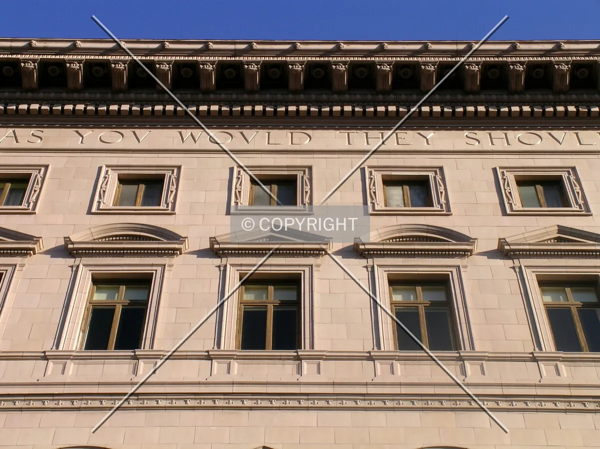 Detail of the western facade