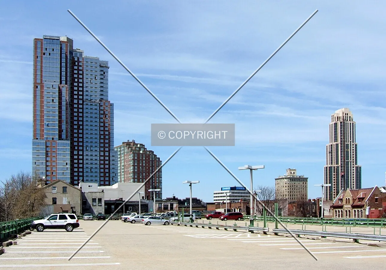 Downtown from the southeast