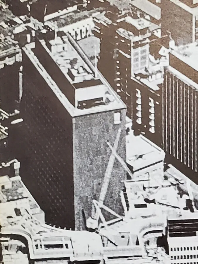 Vintage aerial from the northwest
