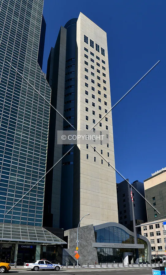 View from the southeast on 1st Avenue