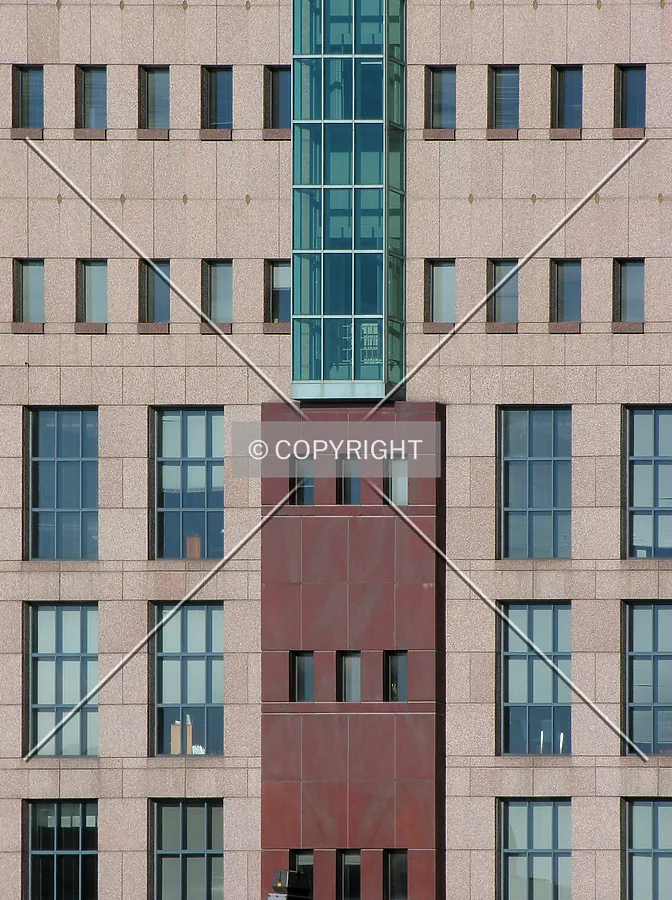 Detail of facade on west side
