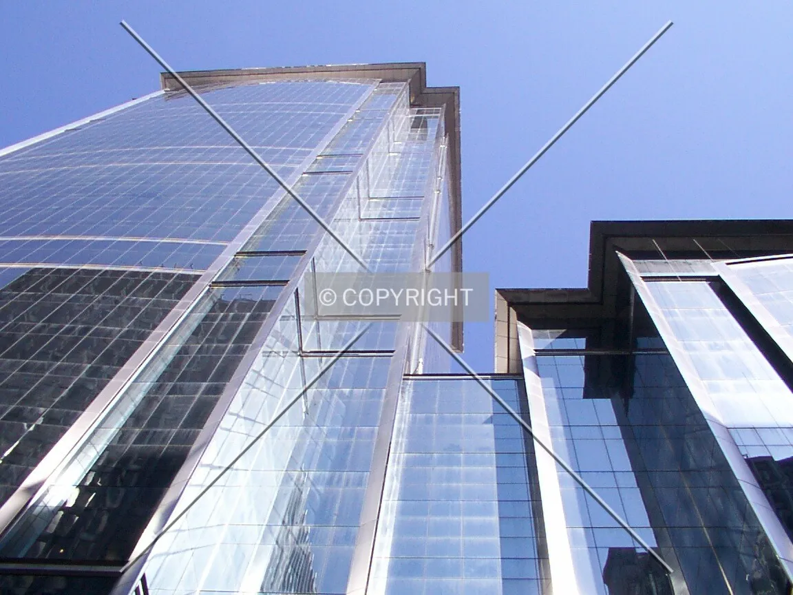 Looking up from Adams Street