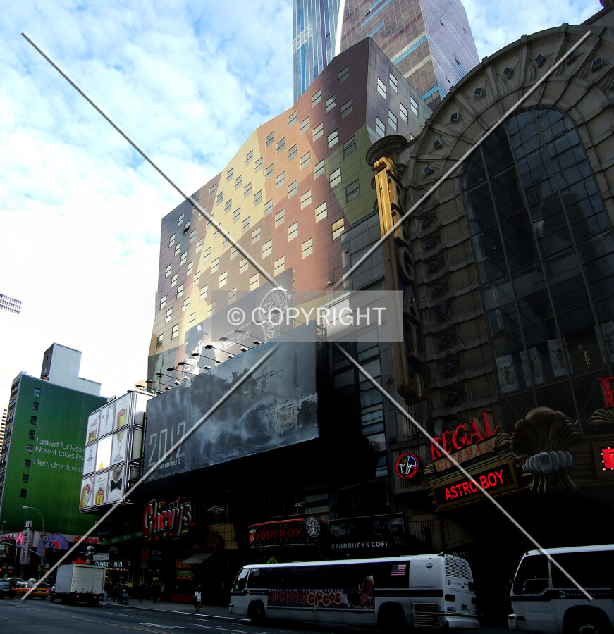 View from the south on 42nd Street