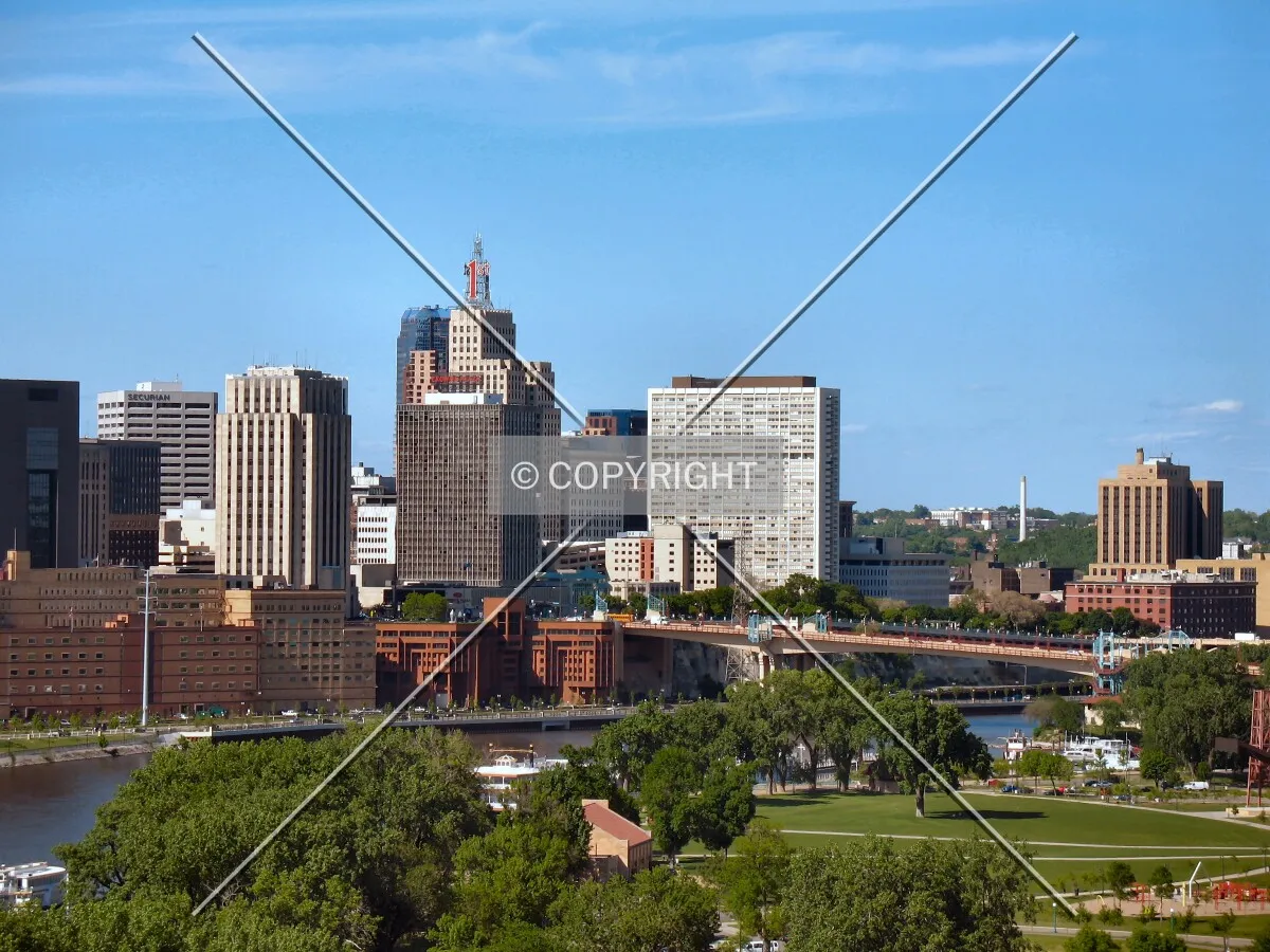 Eastern skyline from the High Bridge