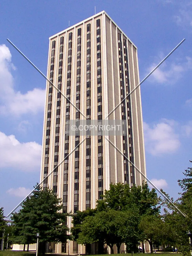 View from the southeast