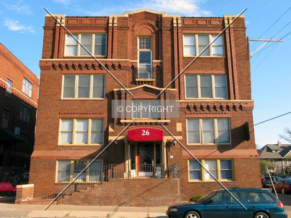 Full front elevation from across Dale Street