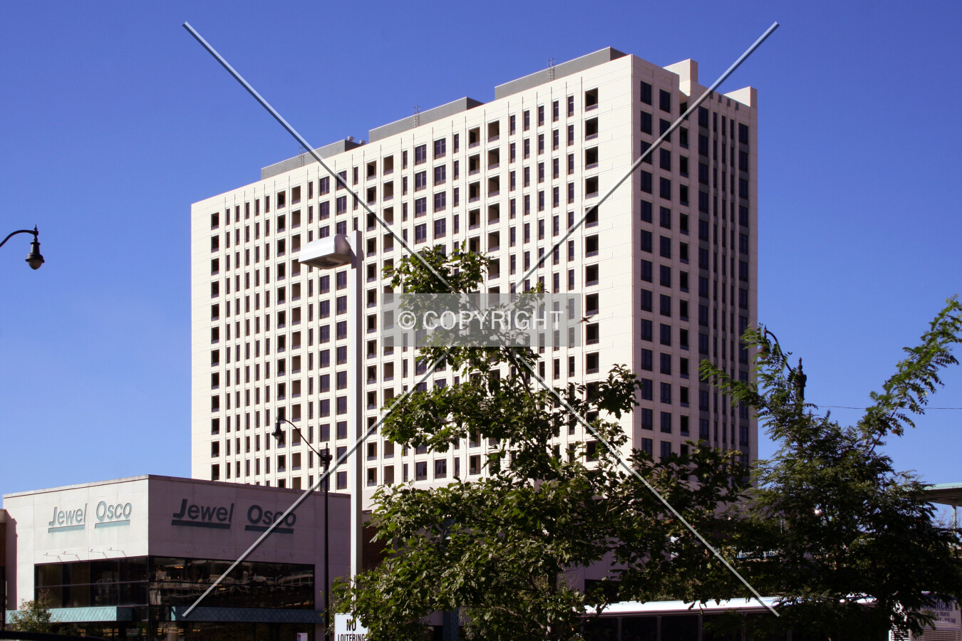 View from the northeast