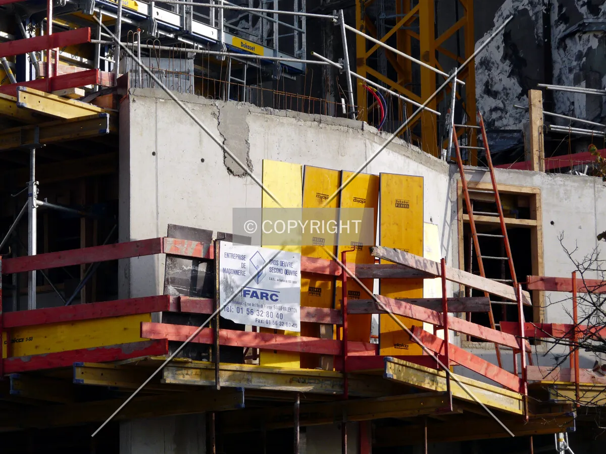Detail of the 3rd floor on the west side