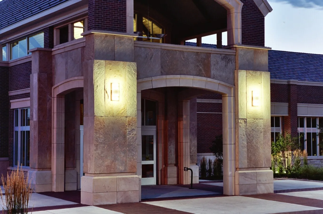 View of the main entrance