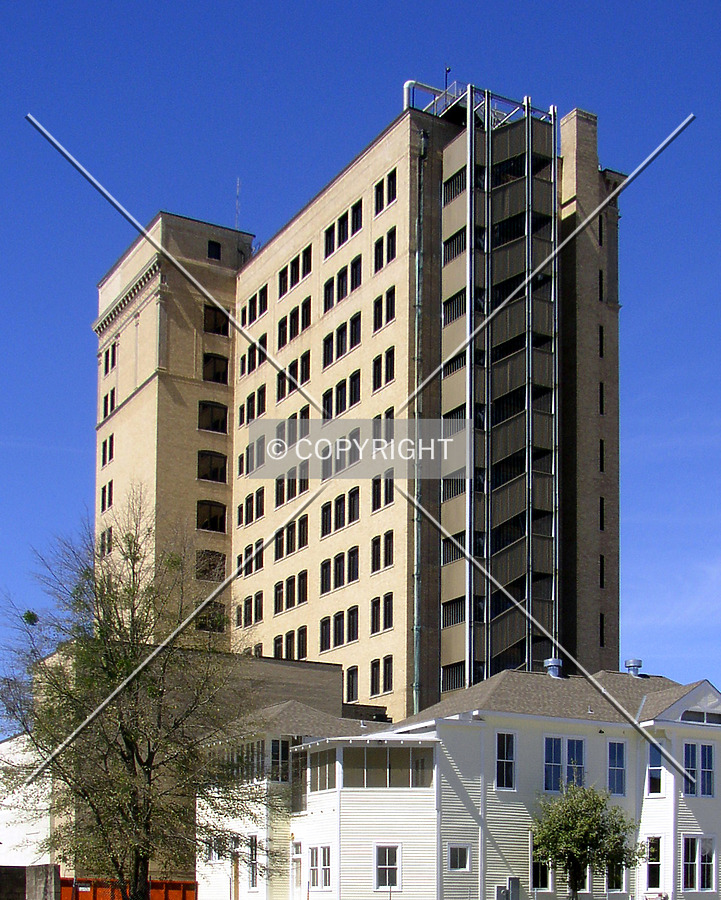 Looking west from 4th Street