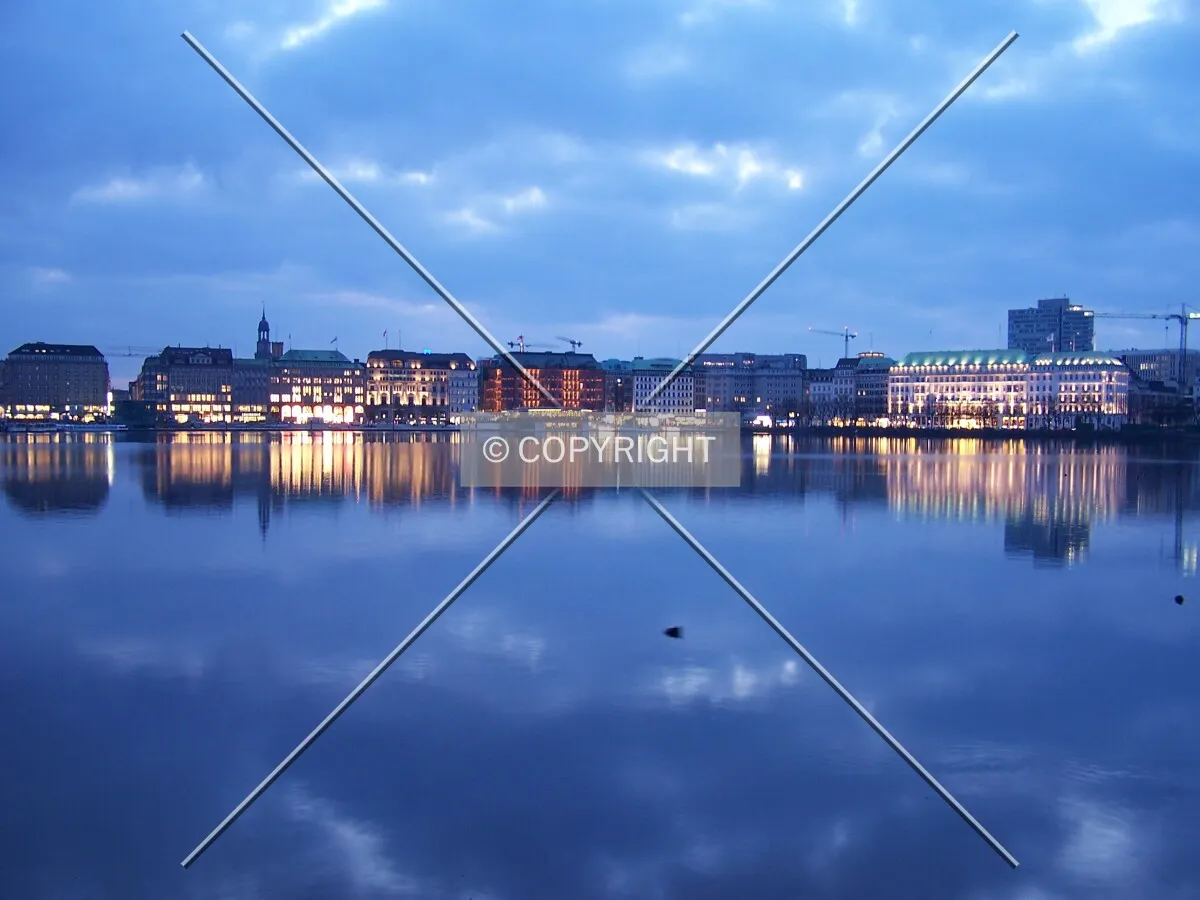 View across the Binnenalster