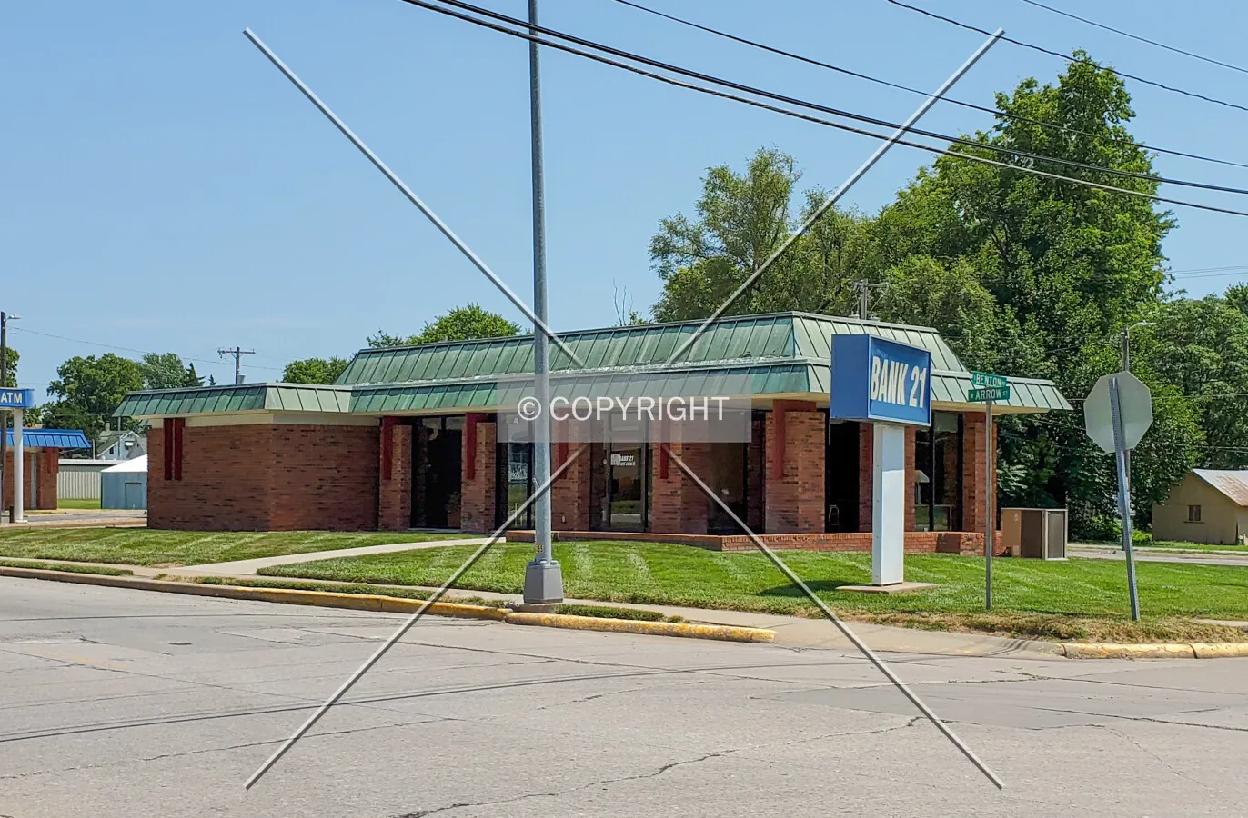 Northwest view; July 18, 2020