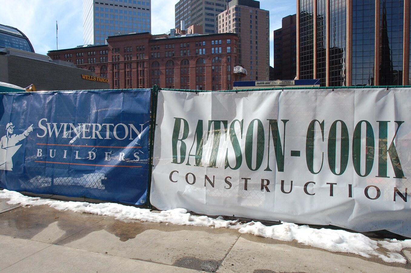 Construction banners