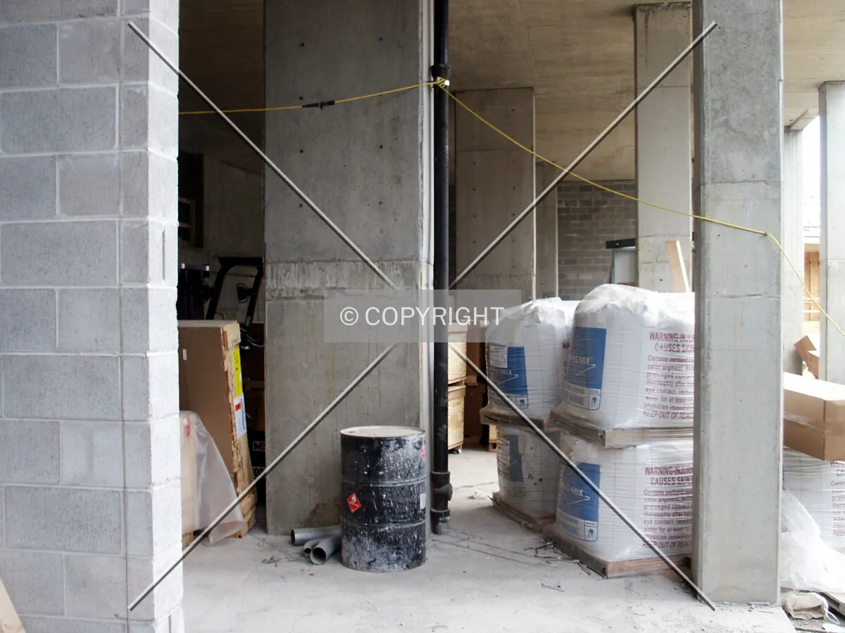 Looking into the lobby area from the southwest corner