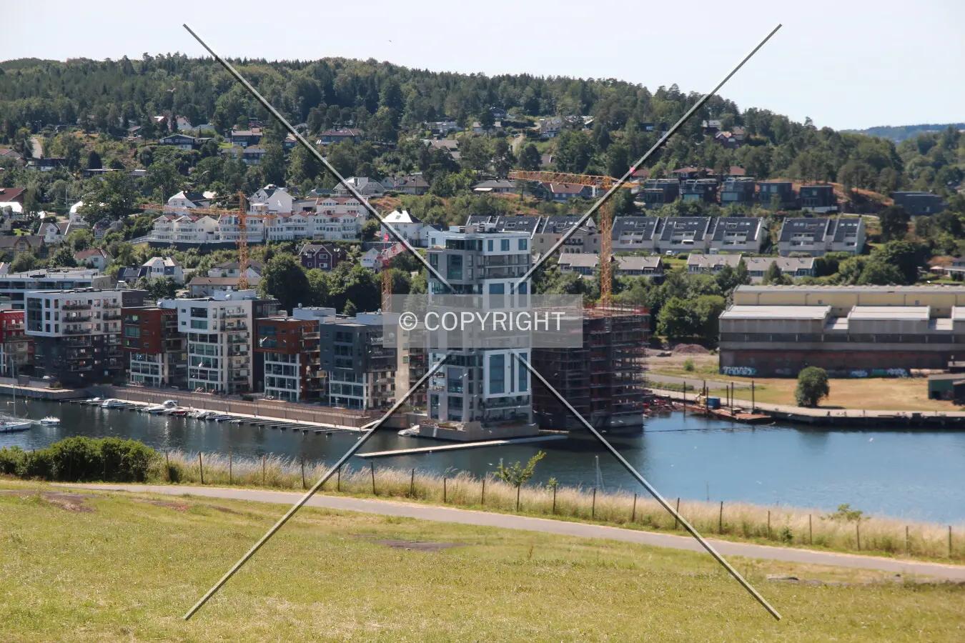 View from Slottsfjellet