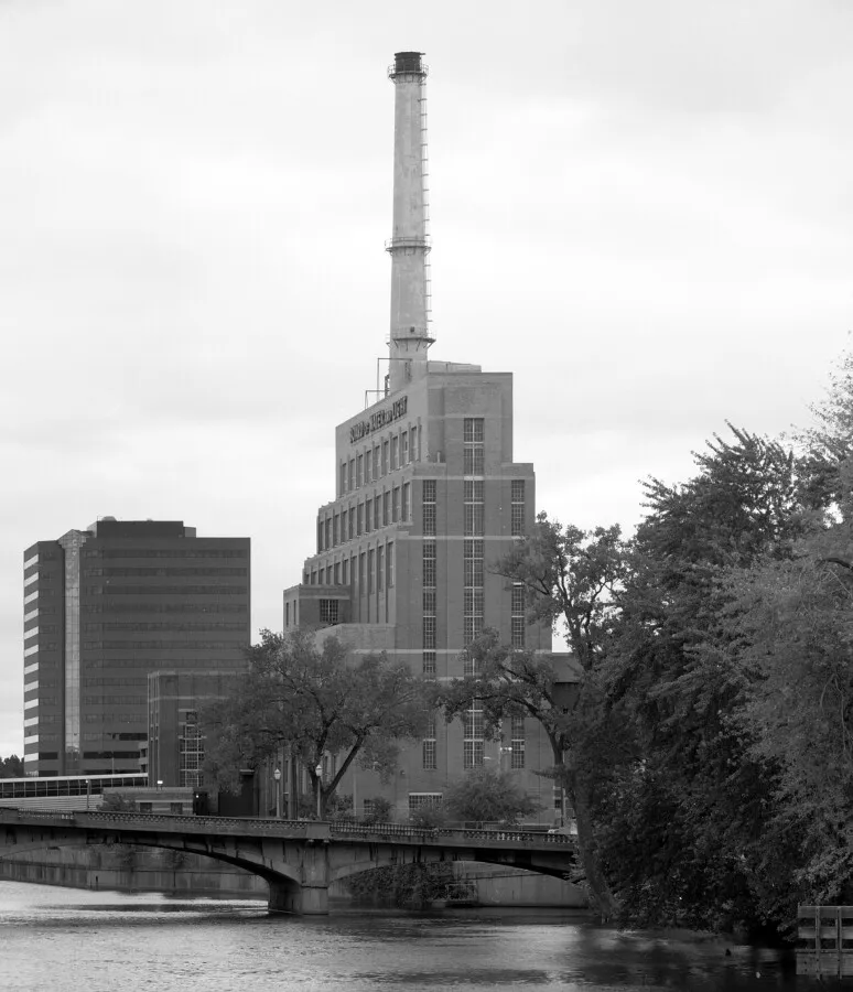 Vintage view from the northeast
