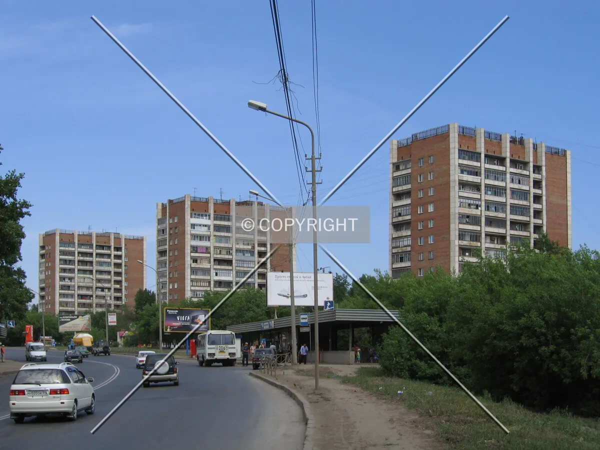 Looking from Trolleynaya Street