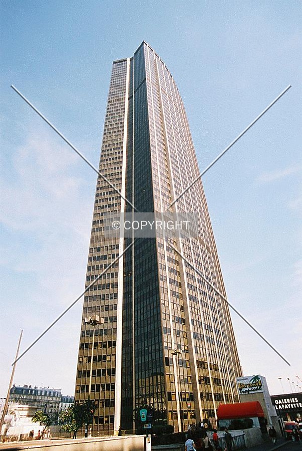 As seen from the tower base