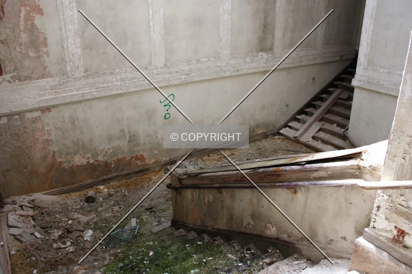 The southeast staircase