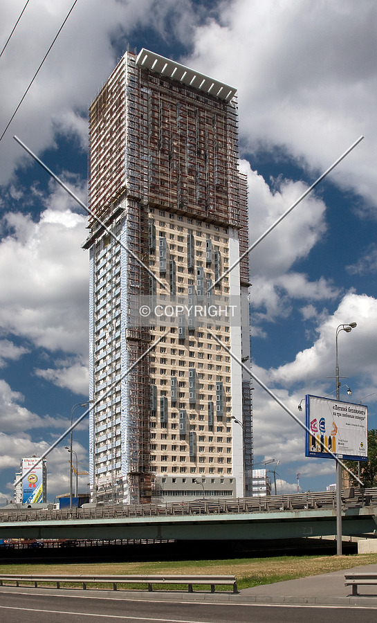 Looking up from the southeast