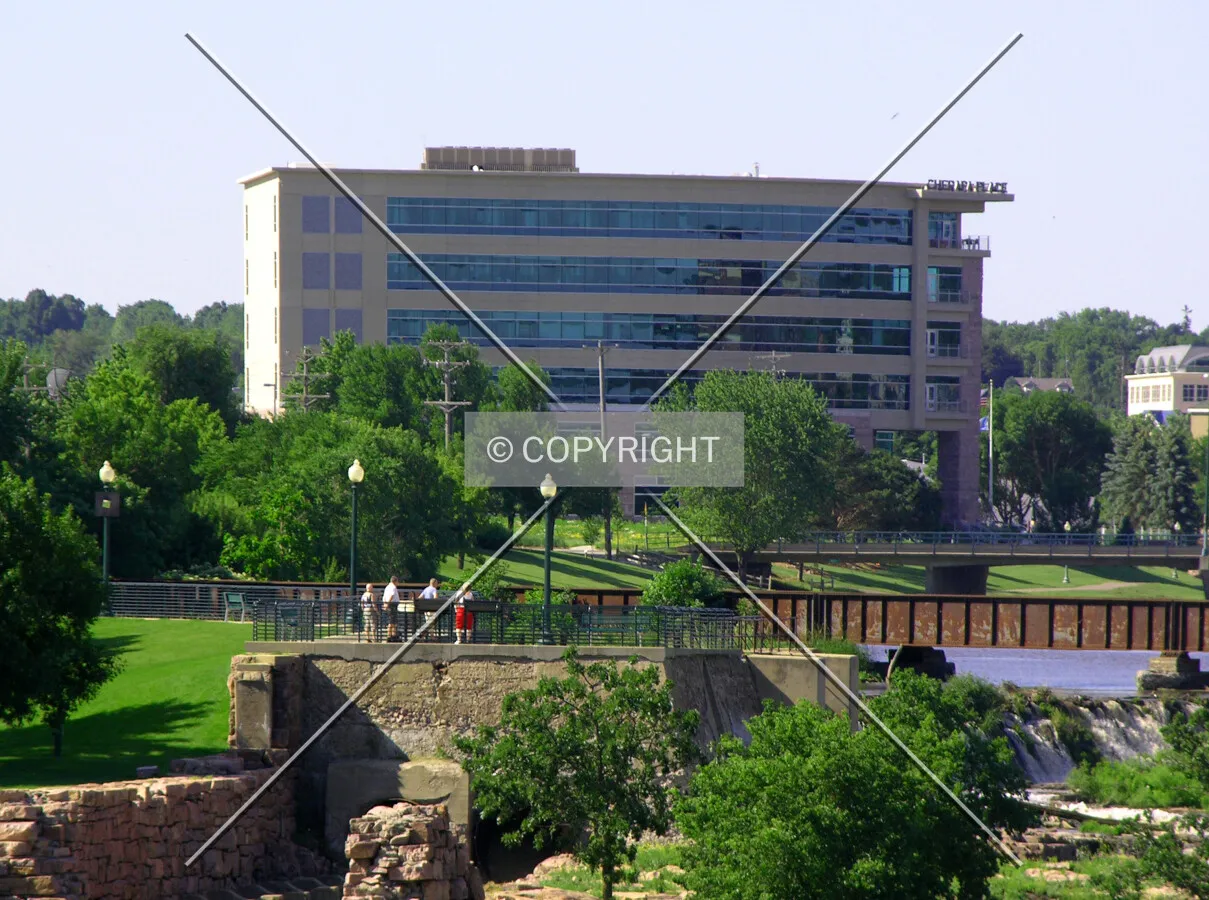 From Falls Park to the north