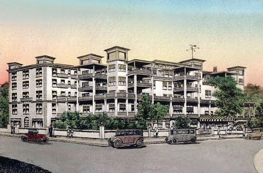 Vintage view from the northeast