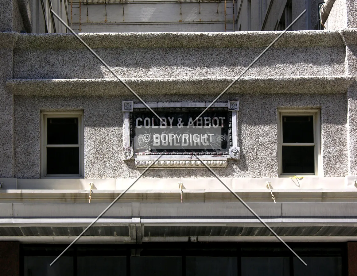 Signage on the southern side