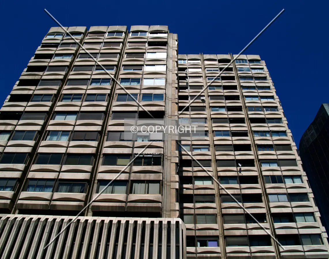 Looking up from the southern side