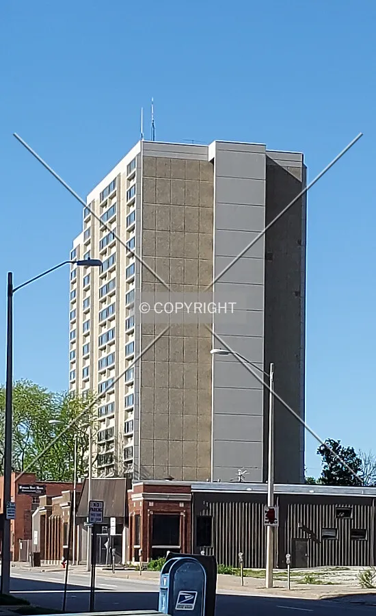 Southwest view; May 3, 2020