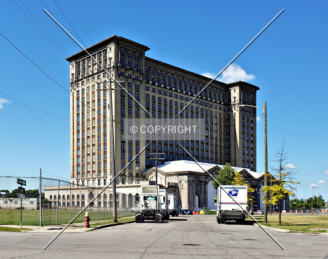 View from the east; August 10, 2019