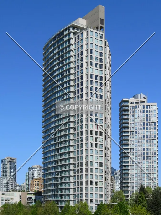 View to the northwest from the Cambie Bridge