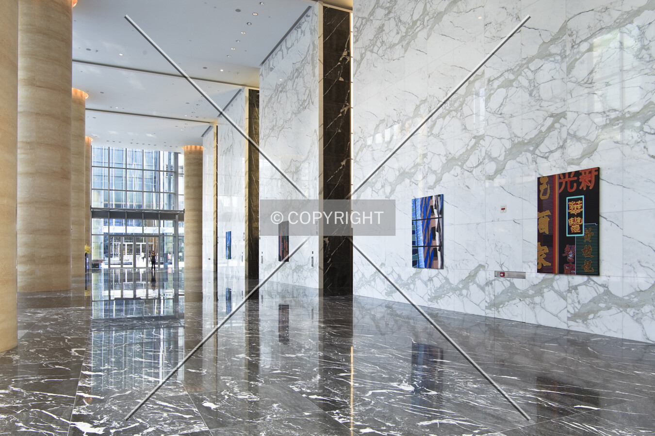 Lobby of Tower 1