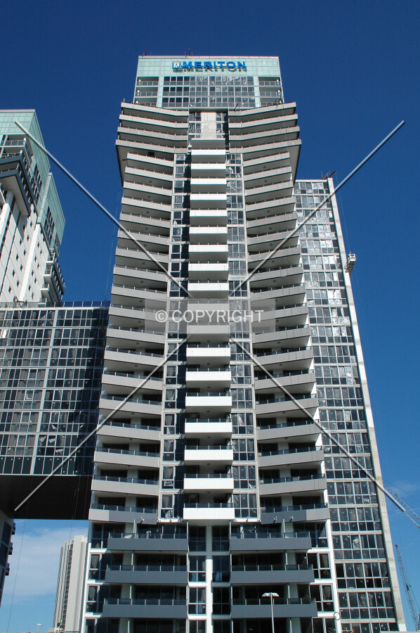 Looking up the west side
