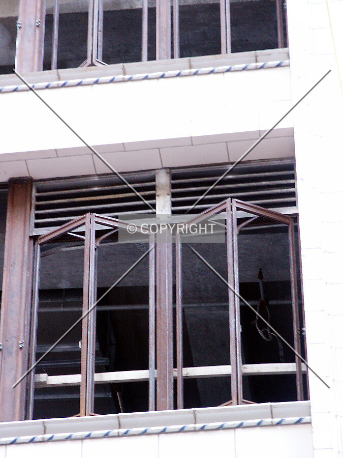 Windows over Wabash under restoration