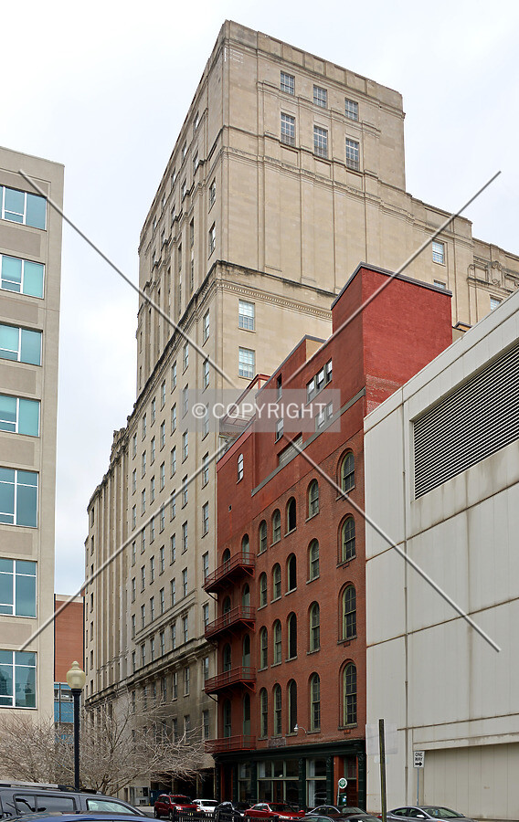 View from the northwest on Filbert Street