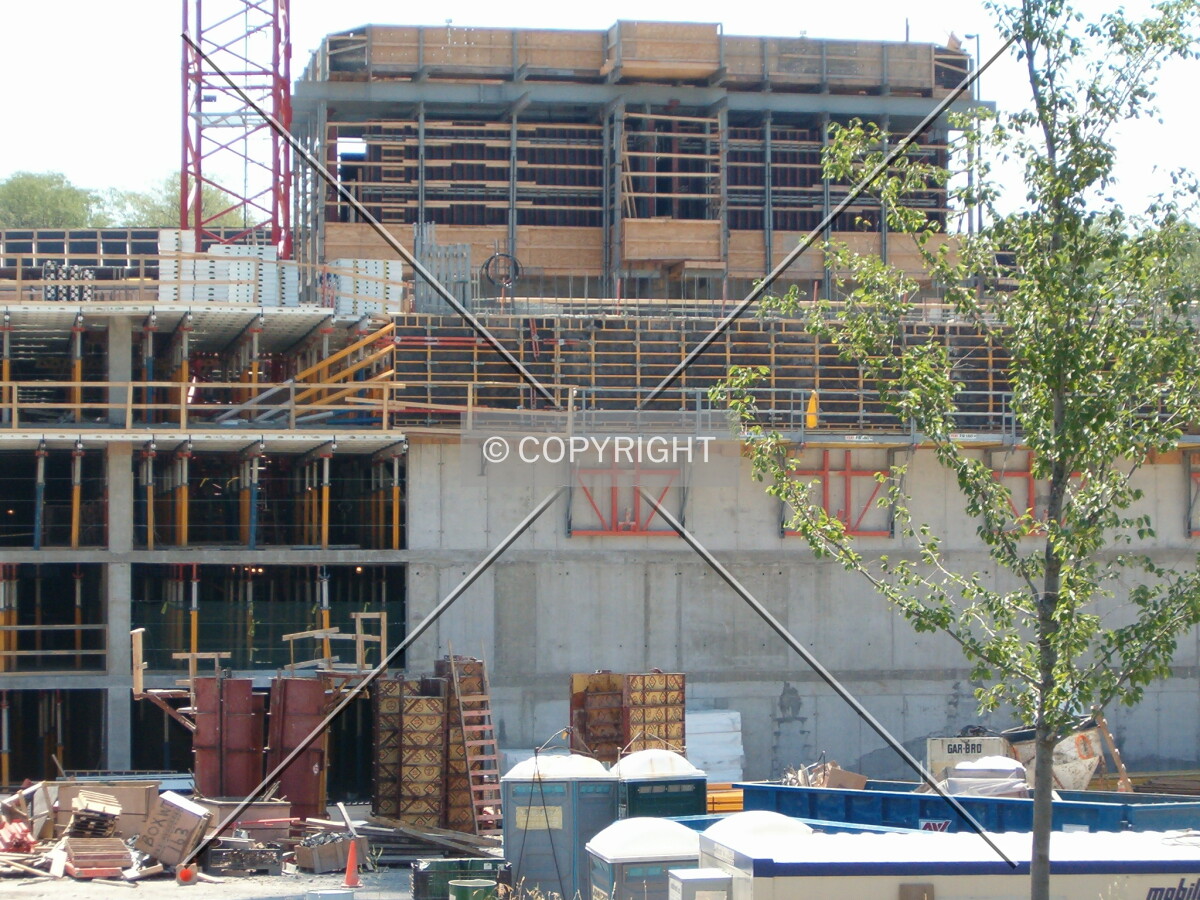 View of core on north side