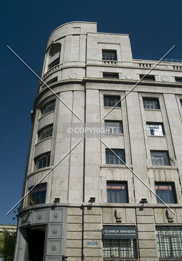 Looking up from the west