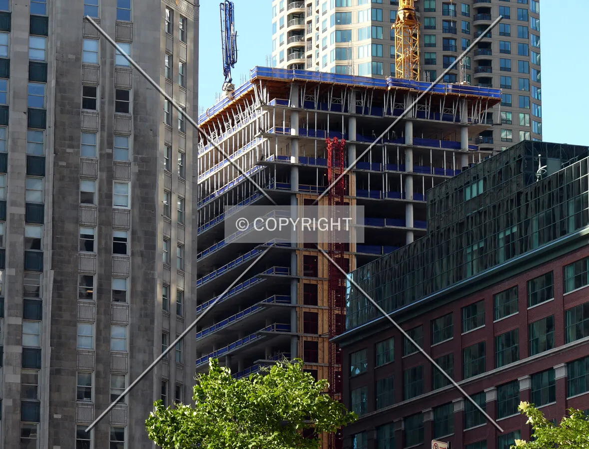View to the northeast from Wacker Drive