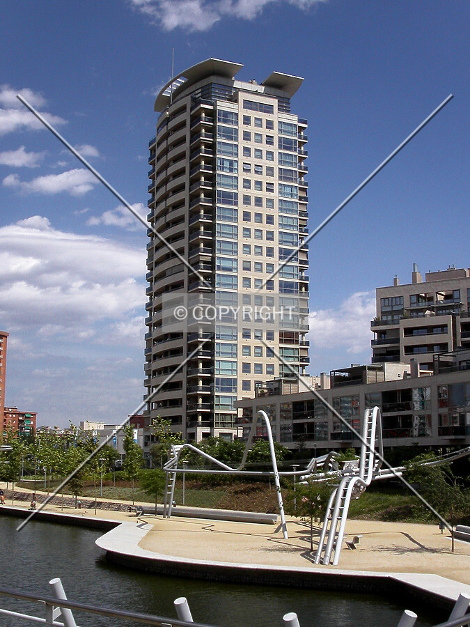 Eastern side of the building