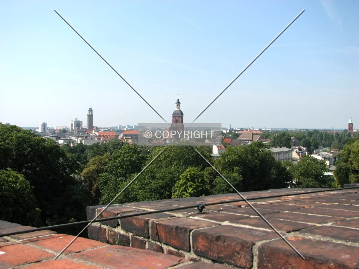 Spandau from the tower of Zitadelle