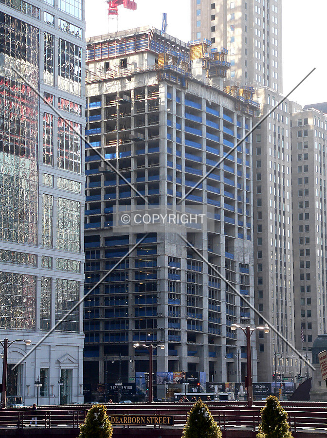 View to the southwest from Marina City