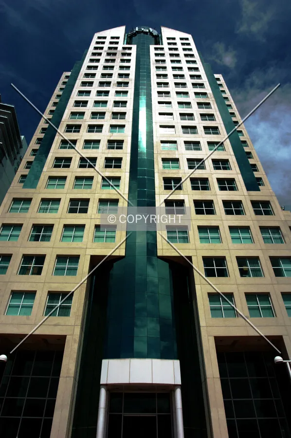 View of facade seen from South Bayshore Drive