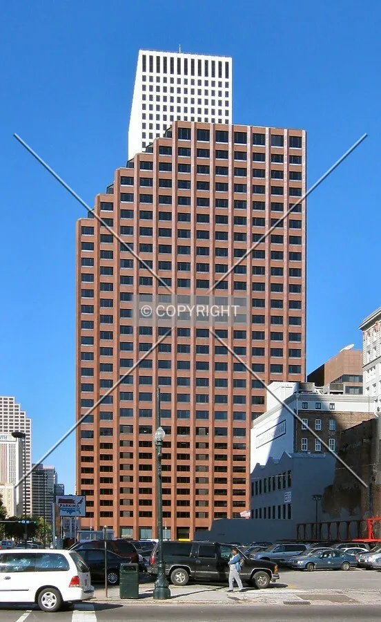 Full elevation from the east on Poydras Street