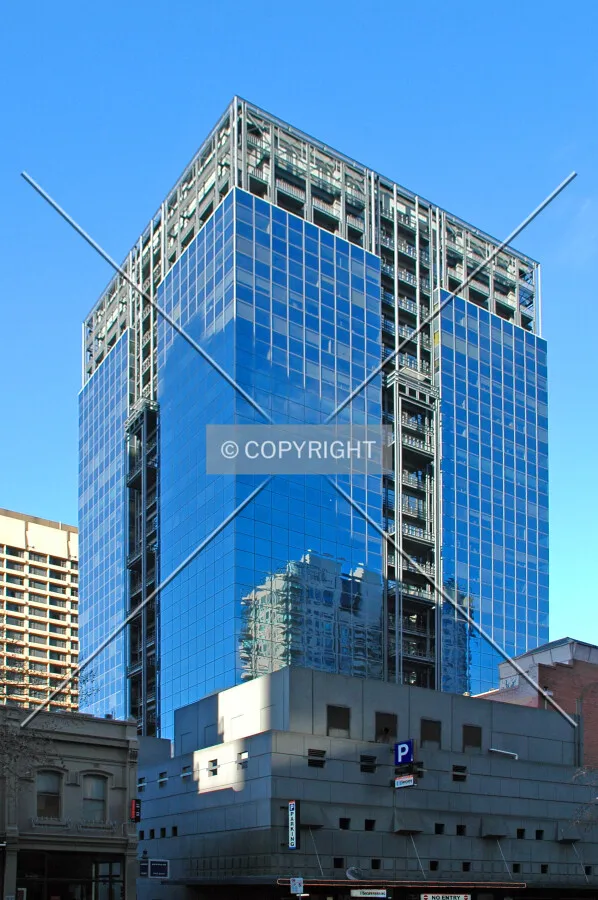 As seen from Lonsdale Street